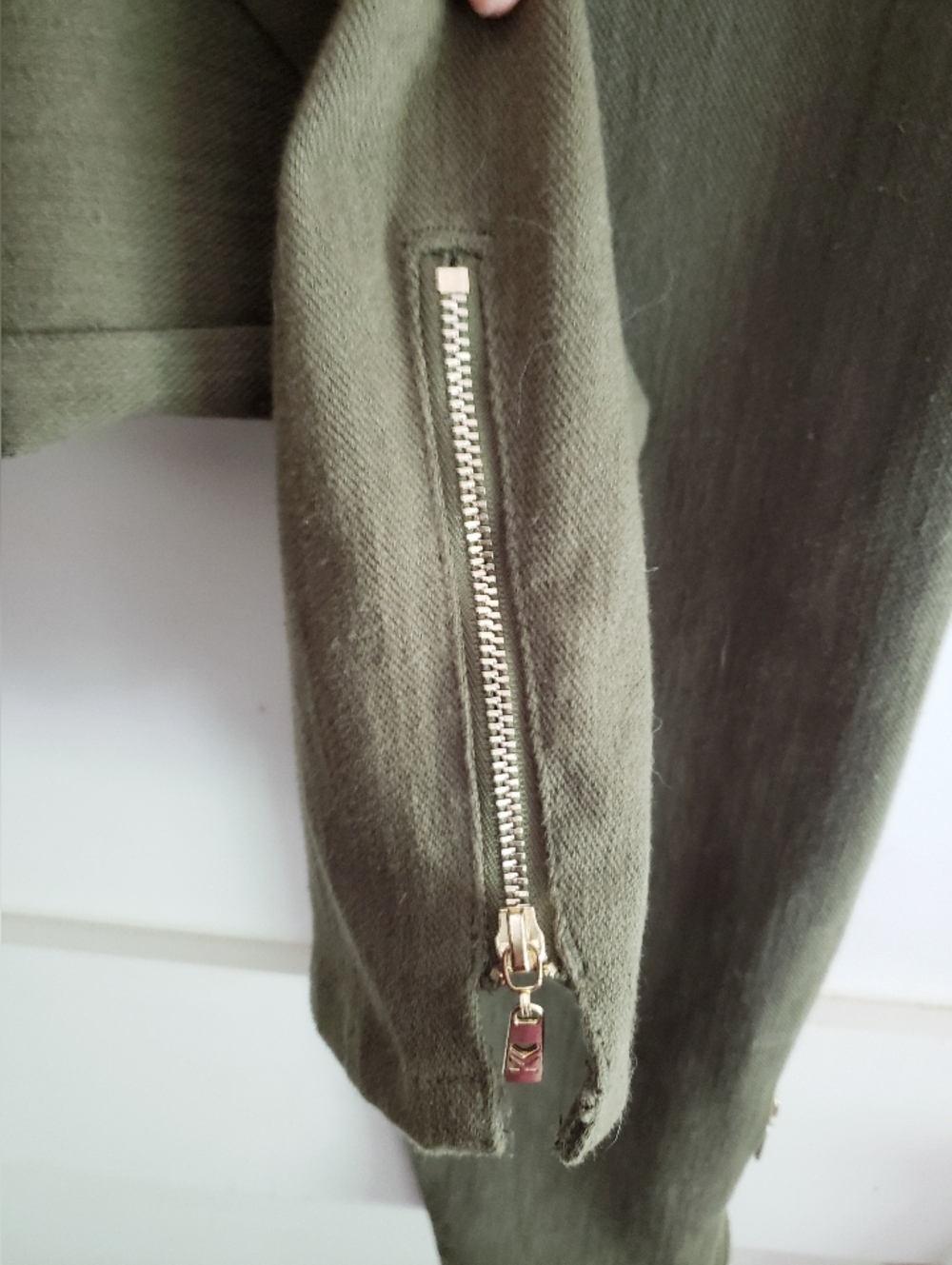 Kim Gravel Jean Style Pants, Size 6, Not Used, Army Green - Picture 5 of 7